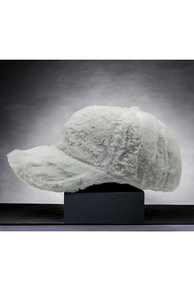 Shopiolog Women's Winter Plush Hat Cap Trendy Baseball Cap