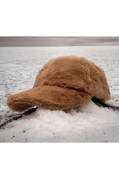 Shopiolog Women's Winter Plush Hat Cap Trendy Baseball Cap
