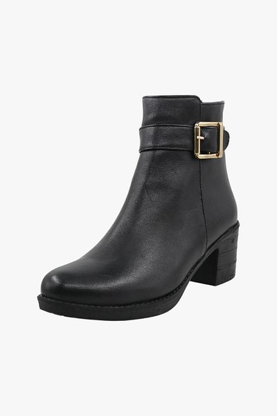 SOSELA 78-02-80036 Women's Genuine Leather Black Boots