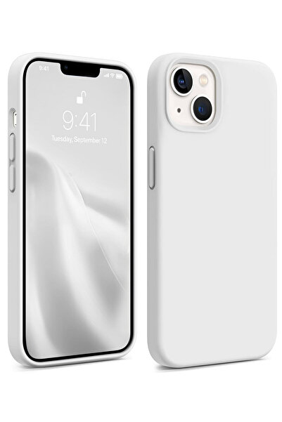 BCNCASE Iphone 13/14 Uyumlu Içi Kadife Lansman Silikon yumuşak esnek tam koru...