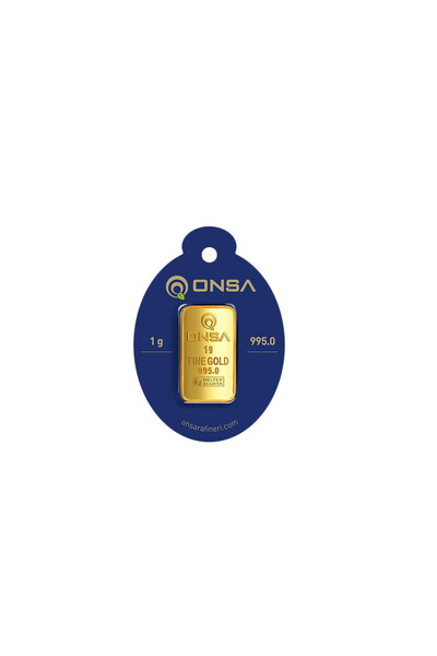 T51 TUĞRUL ALTIN 1 Gram 24 Ayar Külçe Altın