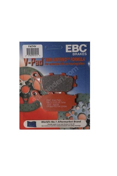 MOTOSPARTAN Plăcuță semi-sinterizată Ebc Fa174V Spate Honda Nc700 Nc750 S X [...