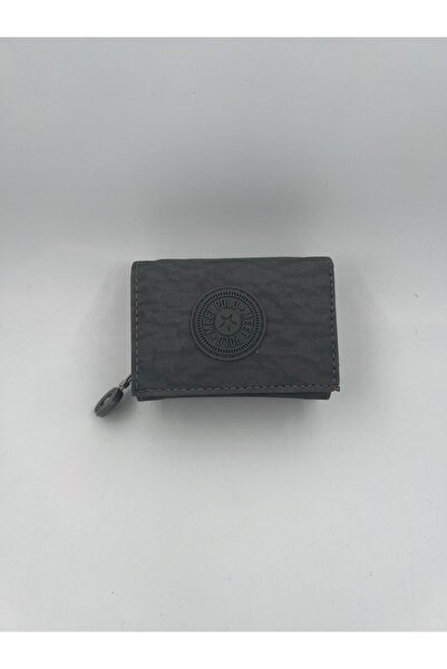 UCCELLO Crinkle Fabric Zippered Stylish Women's Wallet with Magnet