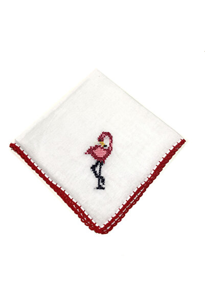 Pafuli مناديل فم الطفل المطرزة من كوتي فلامينجو