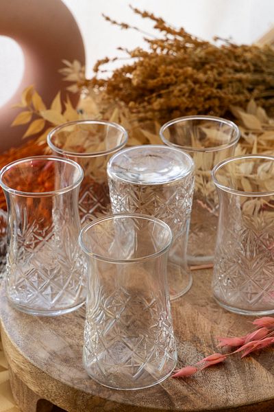 Paşabahçe 6-Piece Tea Cup Timeless 160 Cc