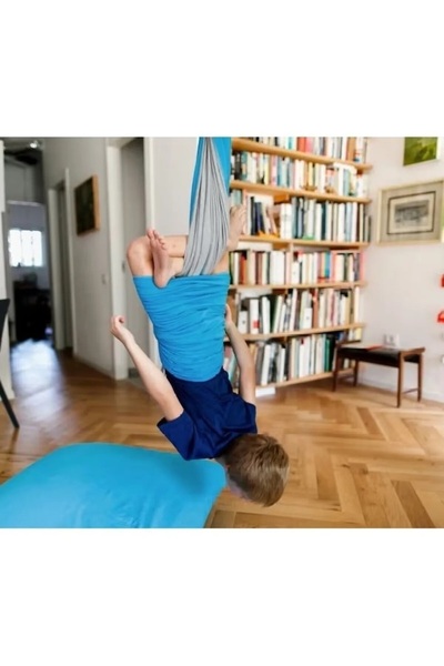 Just Swing Duyu Terapili Çocuk Salıncağı, Yaylı Antigravity - Terapi Salıncak