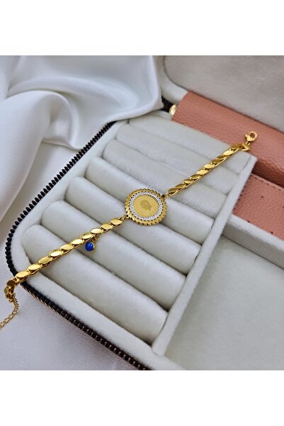 Özce Çelik Bileklik Çeyrekli Bileklik Çelik Arpa Bileklik