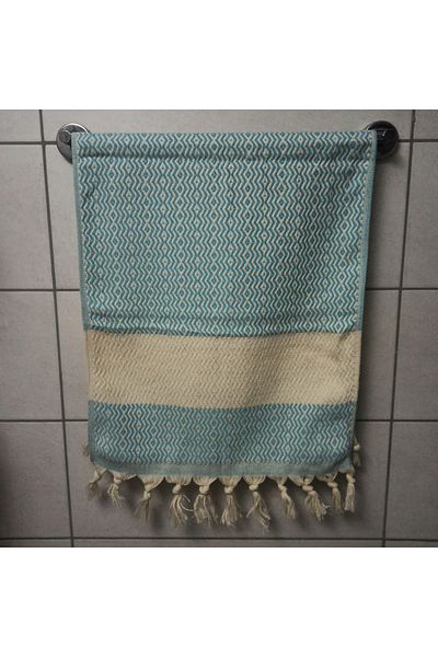 Beauty Box 50cmx80cm Sport Hand Face Towel Turquoise 100% Cotton Loincloth Turkish Bath Bathroom Hand Towel