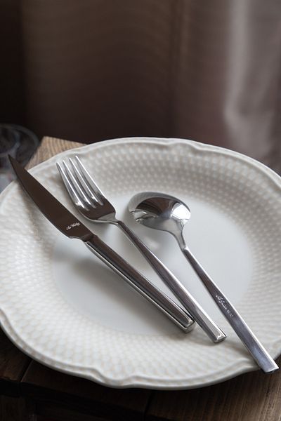 Aryıldız Ar Yıldız Blanca 18 Piece Fork Spoon Knife Set