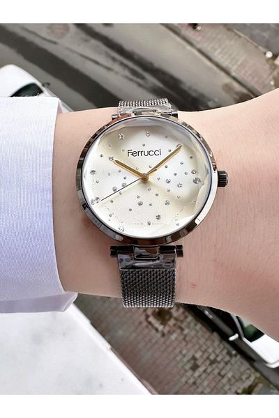 Ferrucci Women's Wicker Cord Wristwatch