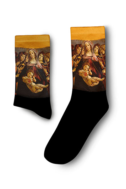 Genel Markalar Meryem Ana - Sandro Boticelli Çorap - Unisex