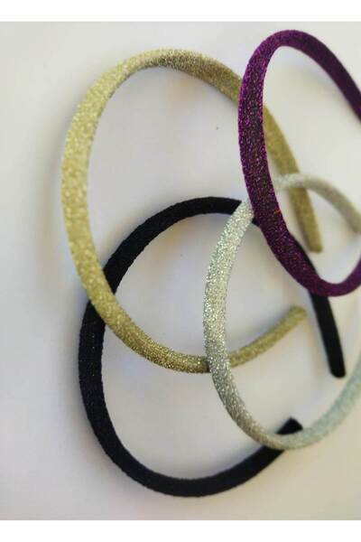 Atılgan Grp 4'Lü Parıltılı Taç Seti, Yumuşak, Esnek Taç Seti, Kadın Taç Seti,...