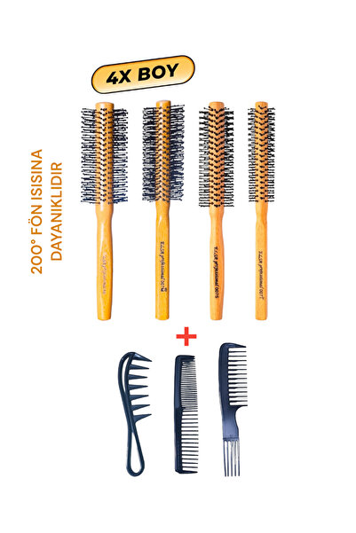 ELSA Σετ ανδρικών βουρτσών 4 τεμαχίων + Σετ χτενών 3 τεμαχίων (Οι βούρτσες εί...