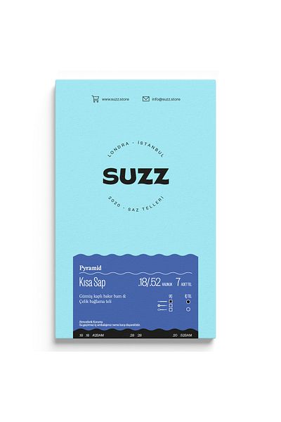 SUZZ سلك ربط ذو ساق قصيرة من الهرم