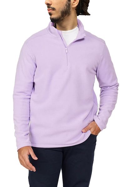 nacar çarşı Comfortable Stand-Up Collar Cold-Proof Non-Pilling Fleece Sweatshirt