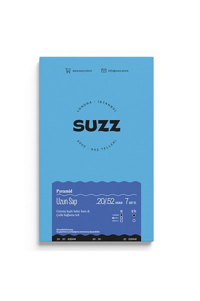 SUZZ سلك ربط ذو مقبض طويل من الهرم