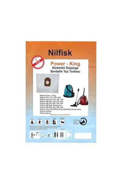 Fissler Power Allergy 20 Pieces Vacuum Cleaner Bags - Cloth