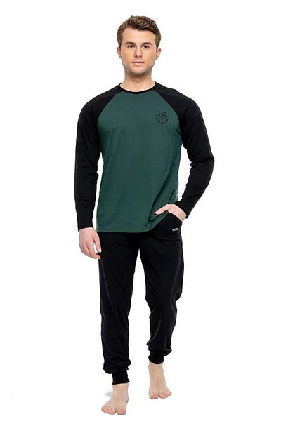 Mod Collection Cotton Crew Neck Men's Pajama Set