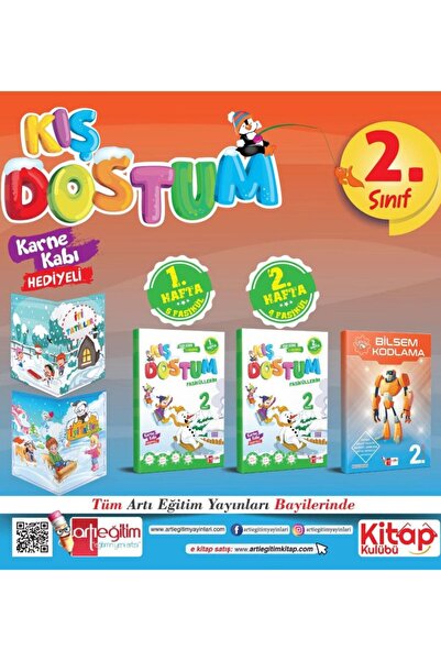 Artı Eğitim Yayınları 2. SINIF KIŞ DOSTUM TATİL SETİ