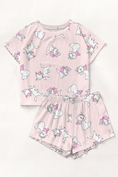 PEMBİŞ HOMEWEAR Σετ πιτζάμες με κοντομάνικο σορτς Marie Cat Supersoft Basic S...