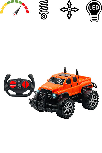 welcomein Oyuncak 1:18 Uzaktan Kumandalı Şarjlı Super Suvs Rock Crawler Işıkl...
