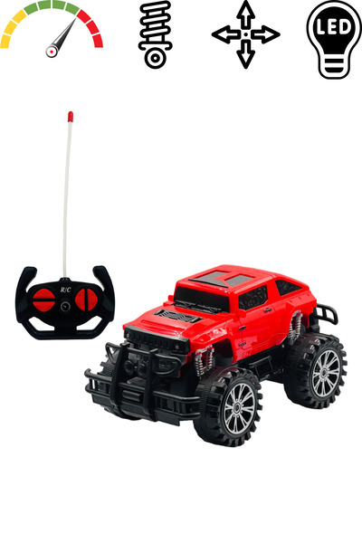 welcomein Oyuncak 1:18 Uzaktan Kumandalı Şarjlı Super Suvs Rock Crawler Işıkl...