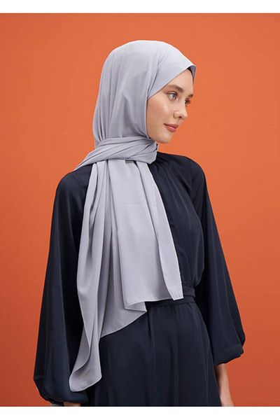 FRESCO SCARFS Hijab Hijab Medina Silk Shawl*ασημί