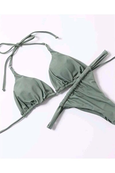 bikinistan Σετ μπικίνι Linda khaki