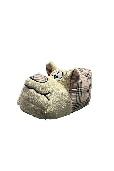 ALTUN TİCARET Unisex Cream Home Shoe