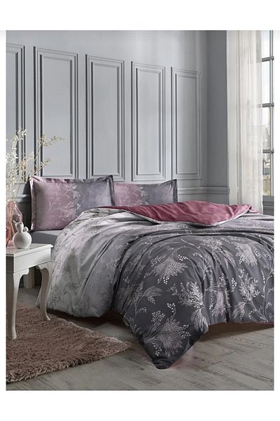 Özdilek Set cuvertură de pilota King Size (oversize) Ditsy Purple