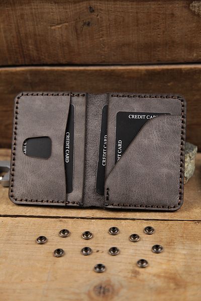 New Coast Leather 1900's Χειροποίητη ανδρική κάρτα από γνήσιο δέρμα