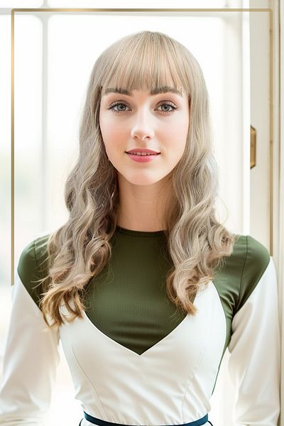 KONAK PERUK Wavy Short Riveted Fiber Synthetic Wig - Honey Foam / Platinum Highlights