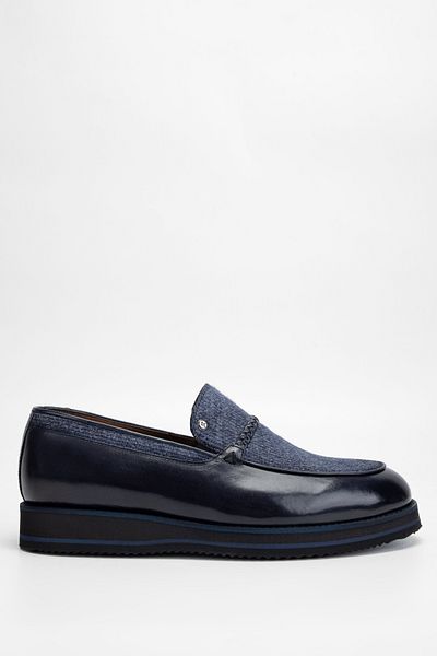 Tamer Tanca Men's Genuine Leather/textile Loafer Shoes 477 66003 Erk Ayk Sk23/24