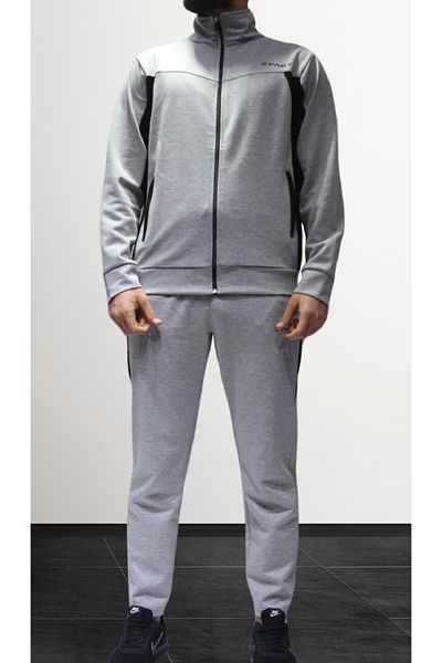 ÇİTA Doubleface Men's Large Undercoat Garnished Zippered Tracksuit Set PM.2396