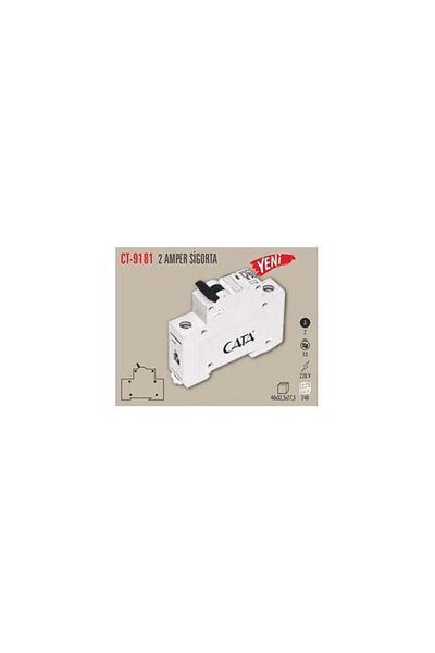 Cata CT-9181 Automatic Fuse Type C 1x 2 Ampere Vending Machine + Single Fuse Box