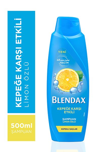 Blendax شامبو للشعر بخلاصة الليمون 500 مل مع تأثير مضاد للدهون