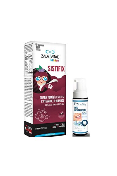 Zade Vital مينيزا سيستيفيكس 150 مل مكمل غذائي سائل - هدية رغوة تبييض