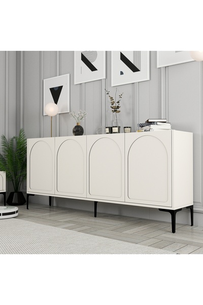 Variant Mobilya Lyon Konsol V762 - Krem/ Siyah