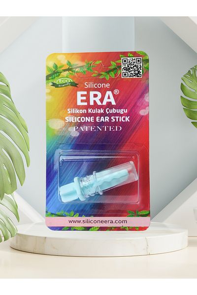 Silicone Era عصا تنظيف الأذن السيليكون - عصا الأذن السيليكون (قطعة واحدة)