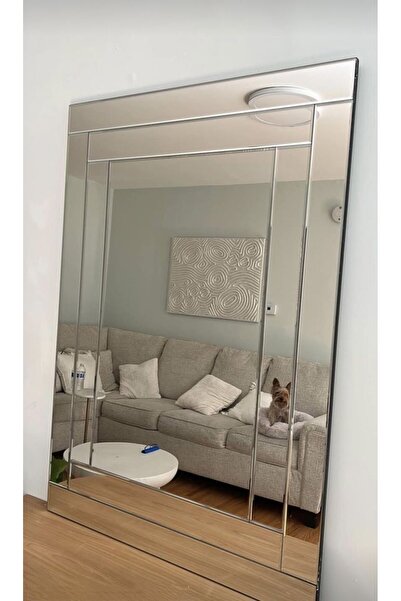 LUXURY VİLLA Luxury Bronz Aynalı Dekoratif Duvar Aynası 180x115