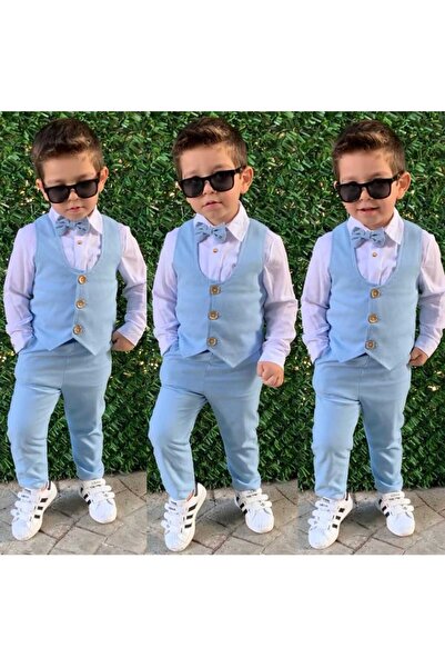 Moon MAVİ YELEKLİ TAKIM