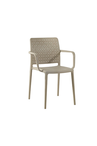 Papatya Fame-K Kolçaklı Bahçe, Mutfak, Balkon, Teras, Cafe, Restoran Sandalyesi