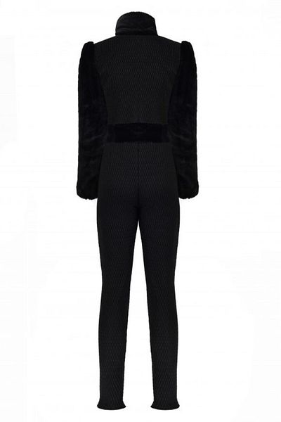 Nur Karaata Cheval Blanc Black Flexible Ski Suit