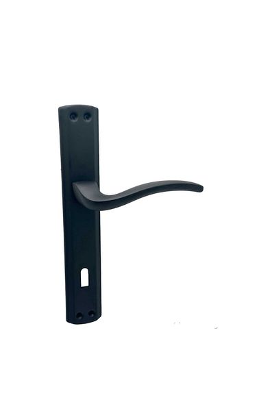 KOLDOOR Trim Matte Black Luxury Mirrored Room Door Handle 1 Set