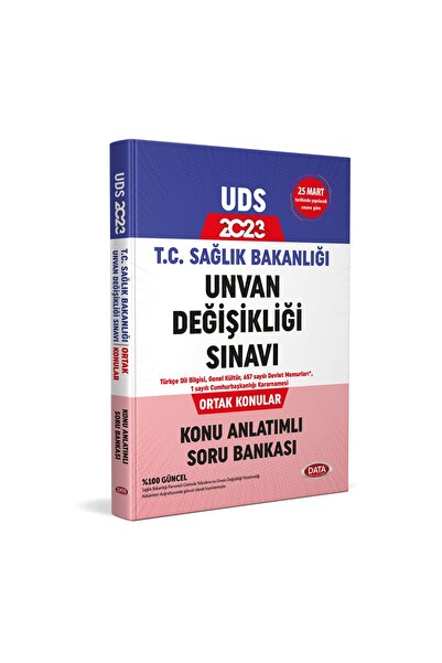 Data Yayınları Sağlık Bakanlığı Unvan Değişikliği Sınavı Ortak Konular Konu A...