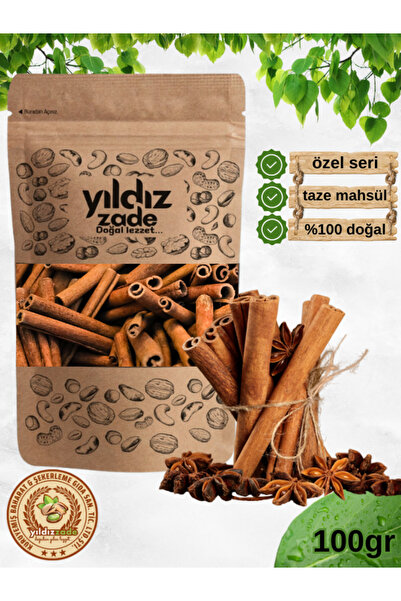 tarçın kabuk teptaze 100 gr