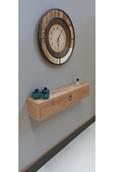 DİİZY HOME 100 cm Meşe Kapaklı Dresuar Salon Antre Hol Oturma Odası Askıda Kulplu Dolap Dresuar