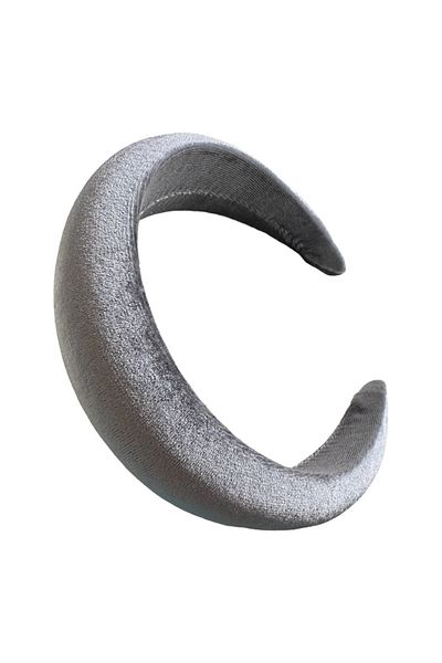 alsaccessories Кадифено сива корона с права коса