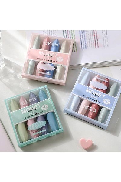 Modellino 12 Pack Pastel Minimal Mascara Monet Aesthetic Design Highlighter