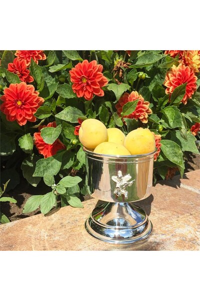 BUCONCEPT Melekli Ayaklı Mumluk Vazo Çerezlik Lokumluk